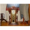 Image 1 : VINTAGE WOOD CLOCK - CANADIAN MADE - TIME AND STRIKE