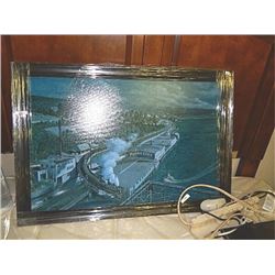 FRAMED RARE PRINT ON CANVASS - VIEW FROM PATELLO BRIDGE - MAX JACQUIARD - GALLERY ESTIMATE - $775
