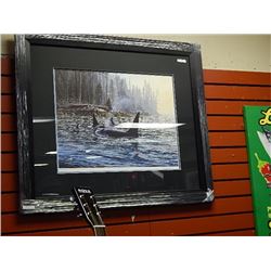 FRAMED LIMITED EDITION PRINT - "A" POD - BILL MANIMICH - GALLERY ESTIMATE - $500