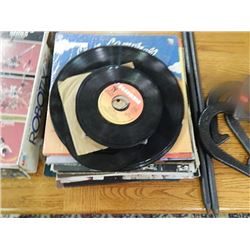 LOT OF ASSORTED RECORDS - LP & 45'S