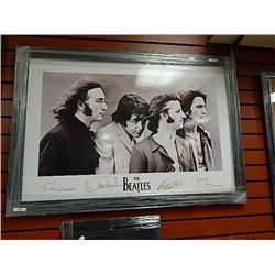 FRAMED PRINT - BEATLES "SIGNATURES"