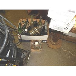 BOX OF VINTAGE BOTTLES  - 2