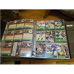 BINDER OF SPORTS TRADING CARDS