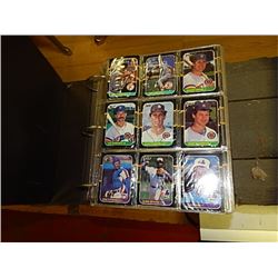 BINDER OF SPORTS TRADING CARDS