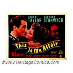 Barbara Stanwyck Half Sheet Lot Banjo on My Knee (20th Century Fox, 1936), This is My Affair (20th C