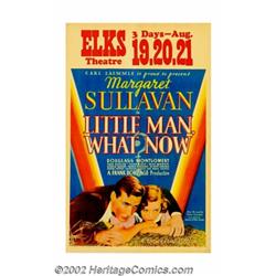 Little Man, What Now? (Universal, 1934). Window Card (14" X 22"). Frank Borzage directed this tear j