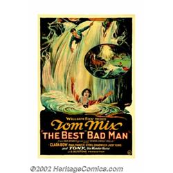 Best Bad Man, The (Fox, 1925). One Sheet (27" X 41"). This early Fox western-romance unites cowboy s