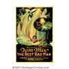 Best Bad Man, The (Fox, 1925). One Sheet (27" X 41"). This early Fox western-romance unites cowboy s