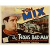 Image 2 : Texas Bad Man (Universal, 1932). Title Lobby Card (11" X 14"). Tom Mix, one of the greatest western.