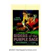 Image 1 : Riders of the Purple Sage (Fox, 1931). One Sheet (27" X 41"). George O'Brien made a smooth transitio