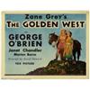 Image 2 : Golden West, The (Fox, 1932). Title Lobby Card (11" X 14"). This beautiful card is from the George O