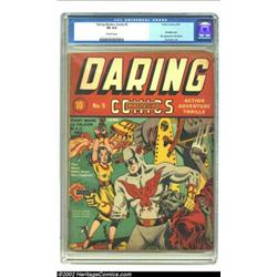 Daring Mystery Comics #5 (Timely, 1940) CGC VG 4.0 Off-white pages. Girls! Guns! Ghouls! Can the Fal