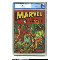 Marvel Mystery Comics #29 CGC VG+ 4.5 Cream to off-white pages. (Timely, 1942). A great Schomburg bo