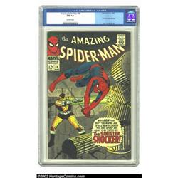 The Amazing Spider-Man #46 (Marvel, 1967) CGC NM 9.4 Off-white pages. Another shocking Shocker cover
