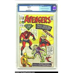 The Avengers #2 (Marvel, 1963) CGC NM 9.4 White pages. Only two copies have been graded higher by CG