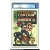 Image 1 : Captain America #100 (Marvel, 1968) CGC NM+ 9.6 Off-white to white pages. Cap gets his own title bac