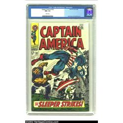 Captain America #102 (Marvel, 1968) CGC NM+ 9.6 White pages. Now here is a true gem of a book. Colle