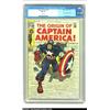 Image 1 : Captain America #109 (Marvel, 1969) CGC NM 9.4 White pages. Cap comes busting through the headlines.