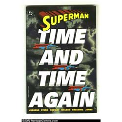 Superman: Time and Time Again (DC 1994) Condition: NM+. Julie Schwartz's autographed copy of this gr