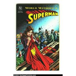 World Without A Superman (DC 1993) Condition: NM-. Monumental issue from Julie's library, signed by.