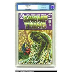 Swamp Thing #1 (DC, 1972) CGC NM+ 9.6 White pages. Horror legend Bernie Wrightson lends his consider