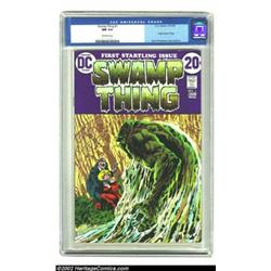 Swamp Thing #1 (DC, 1972) CGC NM 9.4 Off-white pages. With the cover for House of Secrets #92 (the o
