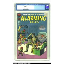Alarming Tales #4 (Harvey, 1958) CGC NM 9.4 Cream to off-white pages. In a story that could have ins