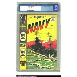 Fightin' Navy #83 (Charlton, 1958)CGC VF 8.0 Off-white pages. War comics are become increasingly pop