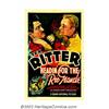 Image 1 : Headin' For the Rio Grande (Grand National, 1936). One Sheet (27" X 41"). This was Tex Ritter's, fat