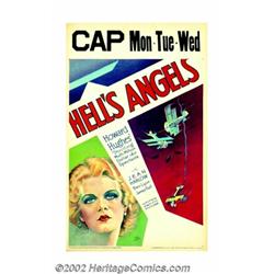 Hell's Angels (United Artists, 1930). Window Card (14" X 22").Howard Hughes' WWI epic production cos