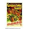 Image 1 : Guadalcanal Diary (20th Century Fox, 1943). One Sheet (27" X 41"). This is one of Fox's great WWII S