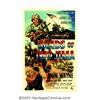 Image 1 : Sands of Iwo Jima (Republic, 1950). One Sheet (27" X 41"). John Wayne bleeds red, white and blue in.