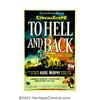 Image 1 : To Hell and Back (Universal, 1955). One Sheet (27" X 41"). By the time Audie Murphy made this "biopi