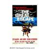 Image 1 : Great Escape, The (United Artists, 1963). One Sheet (27" x 41"). Steve McQueen as the "Cooler King".