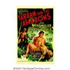 Image 1 : Tarzan and the Amazons (RKO, 1945). One Sheet (27" X 41"). Very Fine on Linen. Important notice: We.