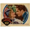 Image 2 : Mata Hari (MGM, 1931). Lobby Card (11" X 14"). Greta Garbo is in her element in this classic tale of