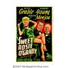 Image 1 : Sweet Rosie O'Grady (20th Century Fox, 1943). One Sheet (27" X 41"). This lovely stone-litho style p