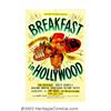 Image 1 : Breakfast in Hollywood (United Artists, 1946). One Sheet (27" X 41"). Fine/Very Fine. Important noti
