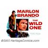 Image 1 : Wild One, The (Columbia, 1953). Half Sheet (22" X 28"). Marlon Brando was the natural choice to play