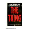 Image 1 : The Thing From Another World (RKO, 1951). One Sheet (27"X41") Always on the top ten list and conside