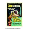 Image 1 : It Came From Outer Space (Universal, 1953). One Sheet (27" X 41"). Hollywood jumped on the 3-D bandw