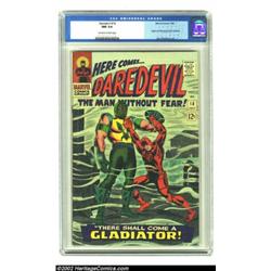 Daredevil #18 (Marvel, 1966) CGC NM 9.4 Off-white to white pages. The origin and first appearance of