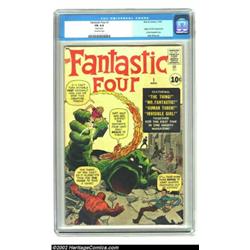 Fantastic Four #1 (Marvel, 1961) CGC FN 6.0 Off-white pages. This issue is the legendary first appea