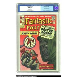 Fantastic Four #16 (Marvel, 1963) CGC VF/NM 9.0 Off-white pages. Ant-Man makes his first cross-over.