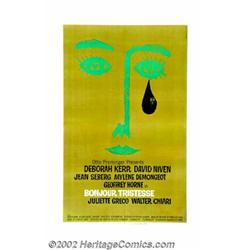 Bonjour Tristesse (Columbia, 1958). One Sheet (27" X 41"). Based on a best-selling novel, David Nive