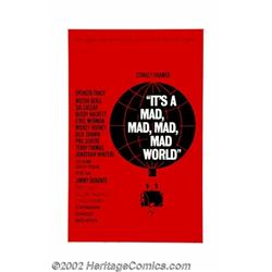 It's a Mad, Mad, Mad, Mad World (United Artists, 1963). One Sheet (27" X 41"). An amazing cast is as