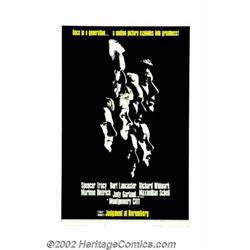 Judgement at Nuremberg (United Artists, 1960). One Sheet (27" X 41"). Without a doubt, this is one o