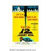 Image 1 : 12 Angry Men (United Artists, 1957). One Sheet (27" X 41"). Directed by Sidney Lumet, this ground br