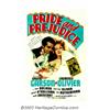 Image 1 : Pride and Prejudice (MGM, 1939). One Sheet (27" X 41"). Based on Jane Austen's classic novel, Lauren