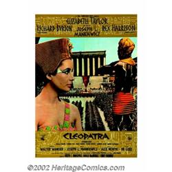Cleopatra (20th Century Fox, 1962). Italian One Sheet (26" X 37"). Elizabeth Taylor was cast as Cleo